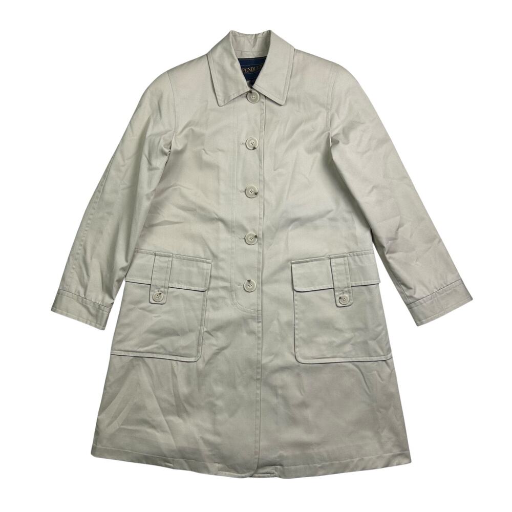 Pendleton Women's Trench Rain Jacket Size XS Coat Tan P74024